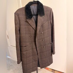 The kooples winter plaid coat